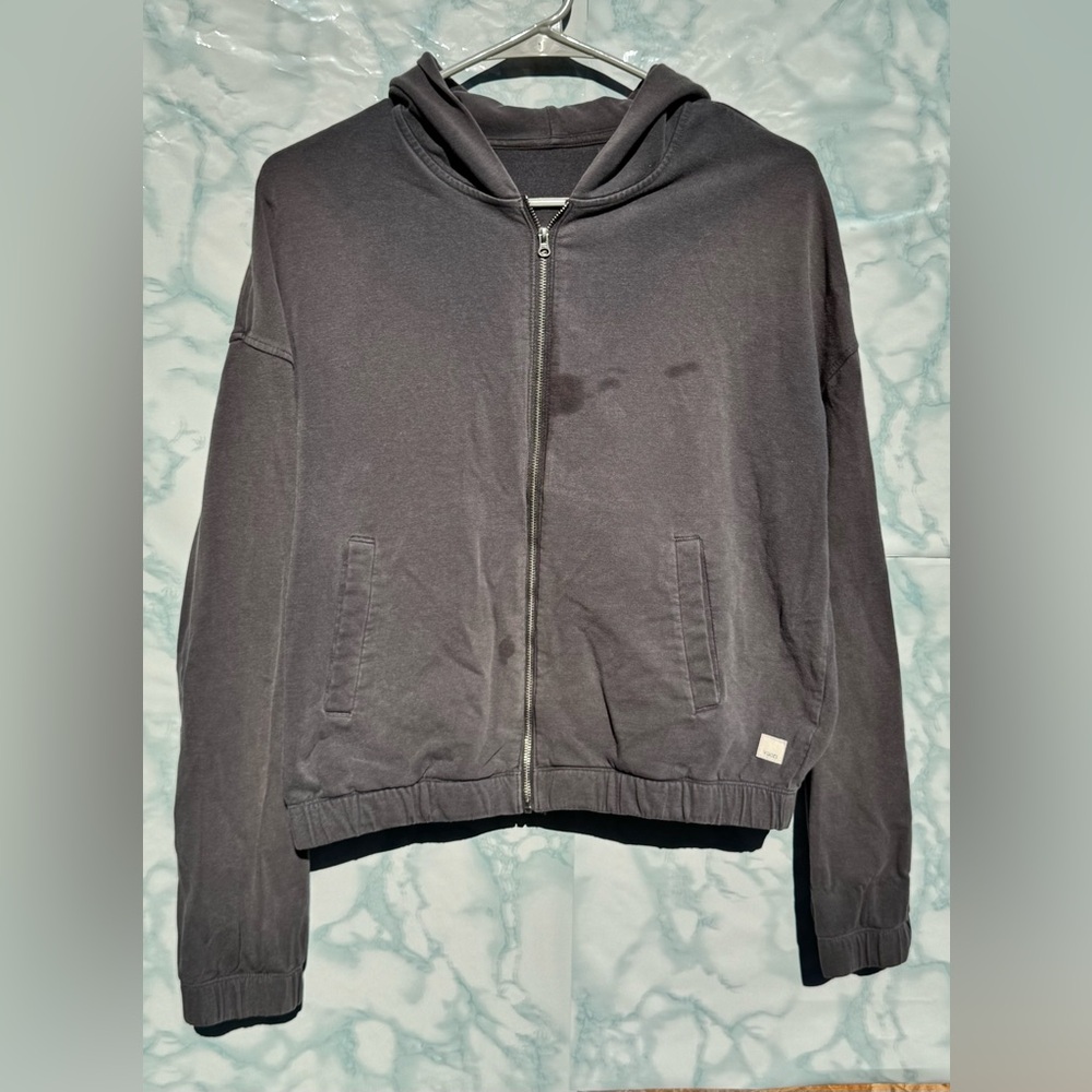 Gray Zip-Up Hoodie
